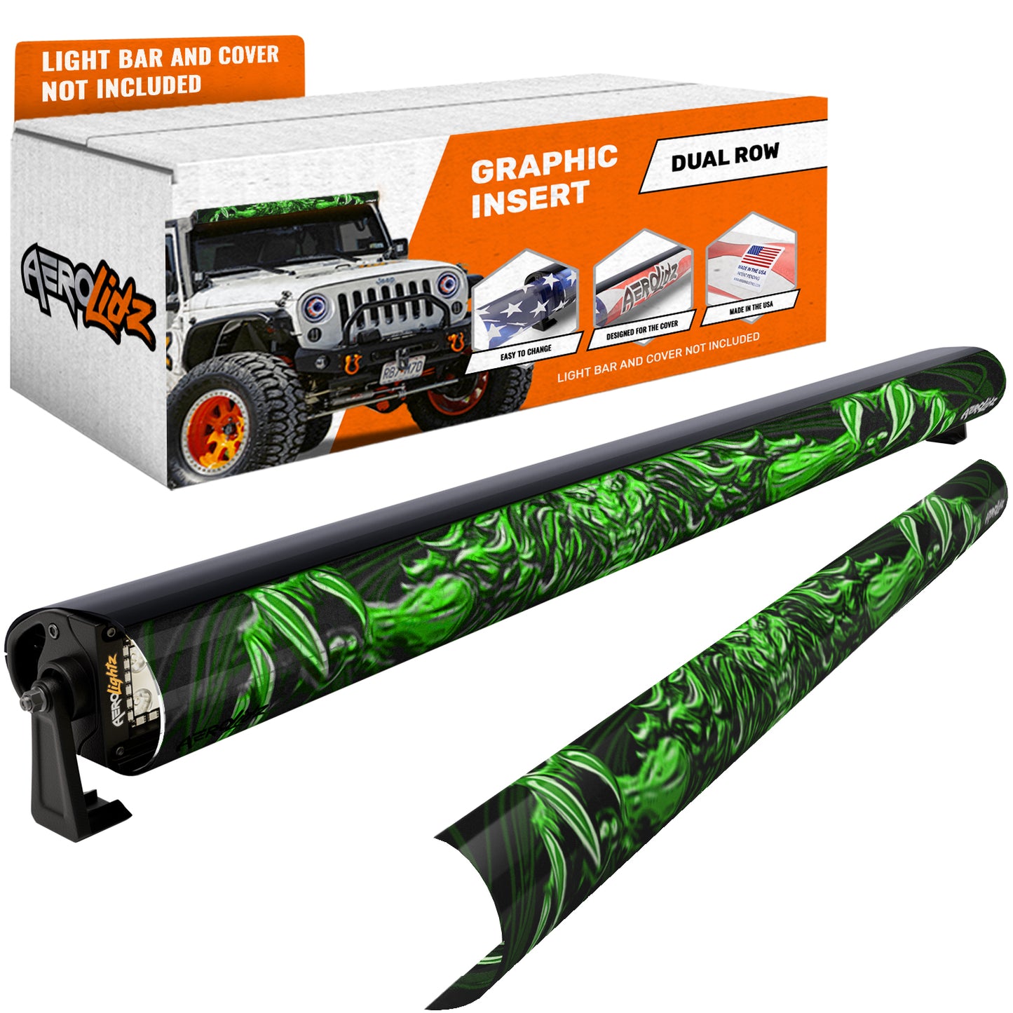 3D Lion Light Bar Insert