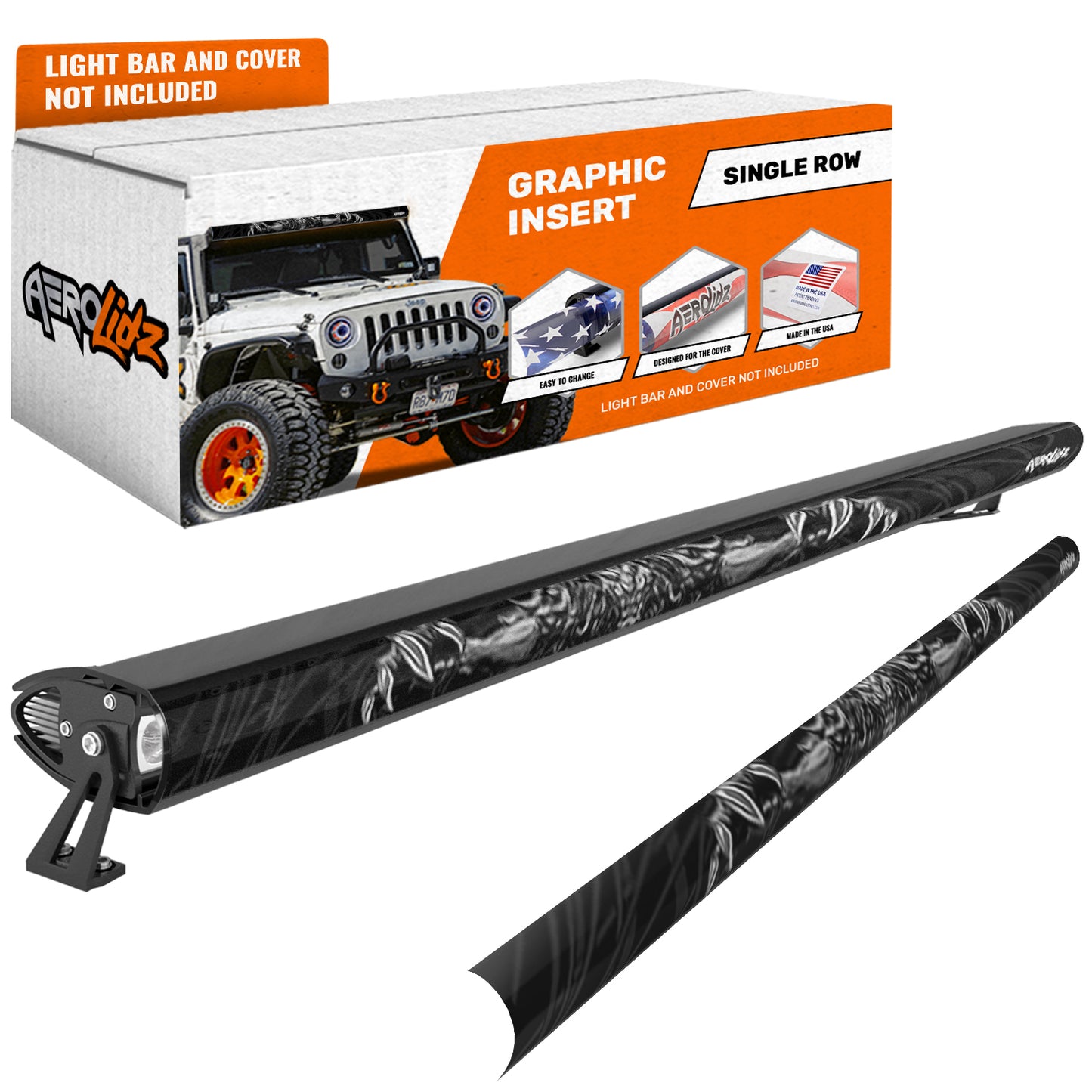 3D Lion Light Bar Insert
