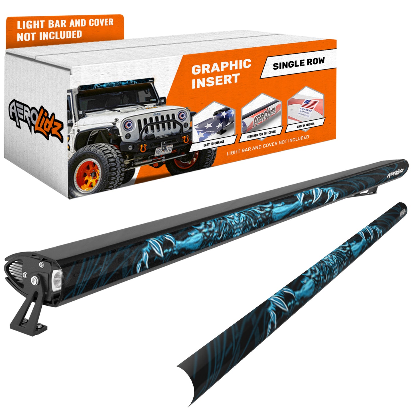 3D Lion Light Bar Insert