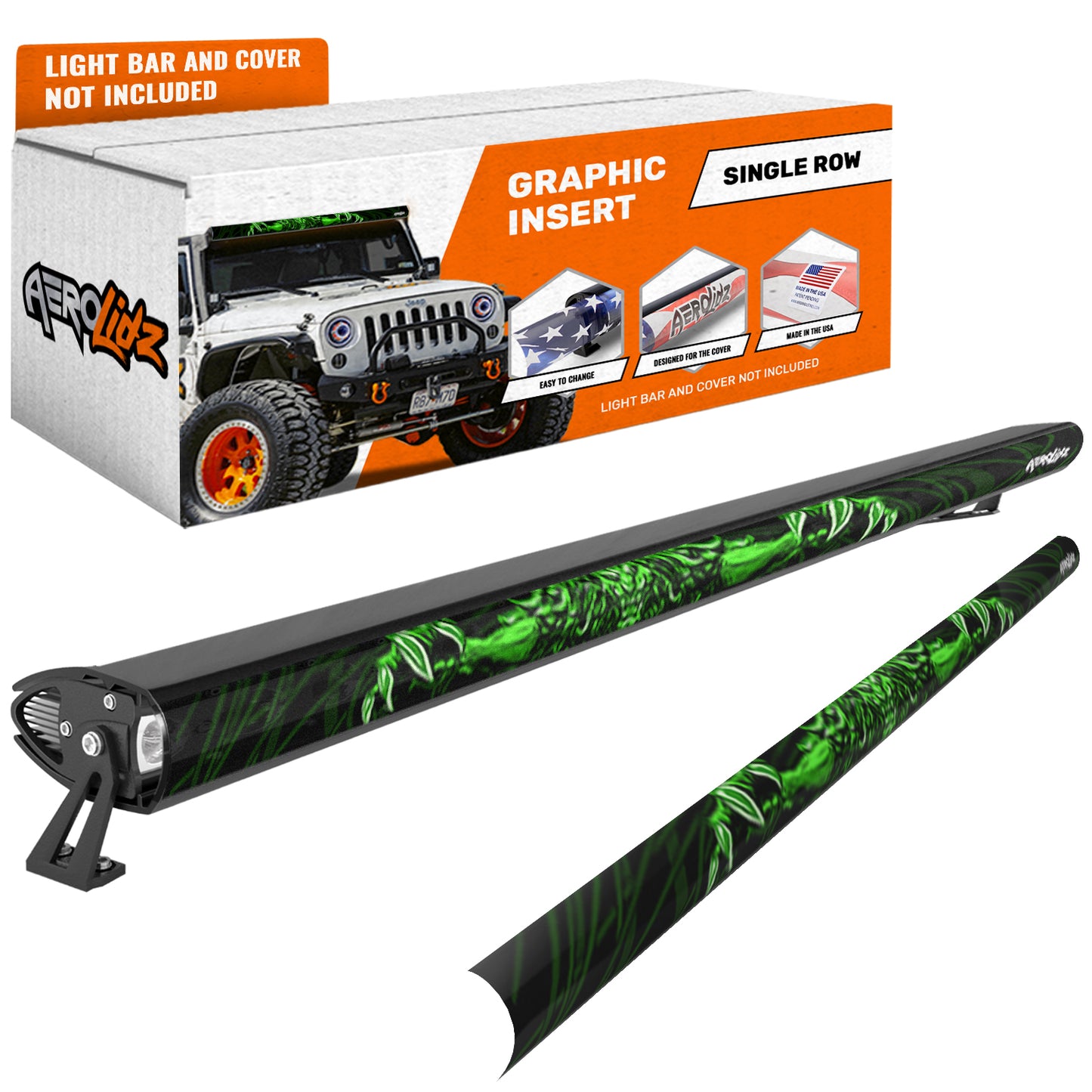 3D Lion Light Bar Insert