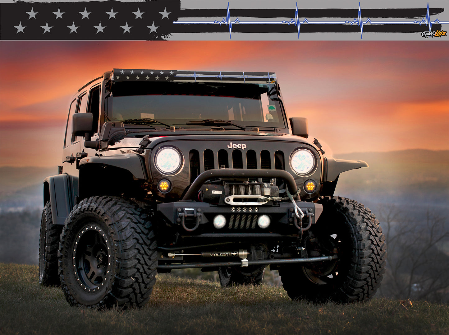 First Responder American Flag Insert