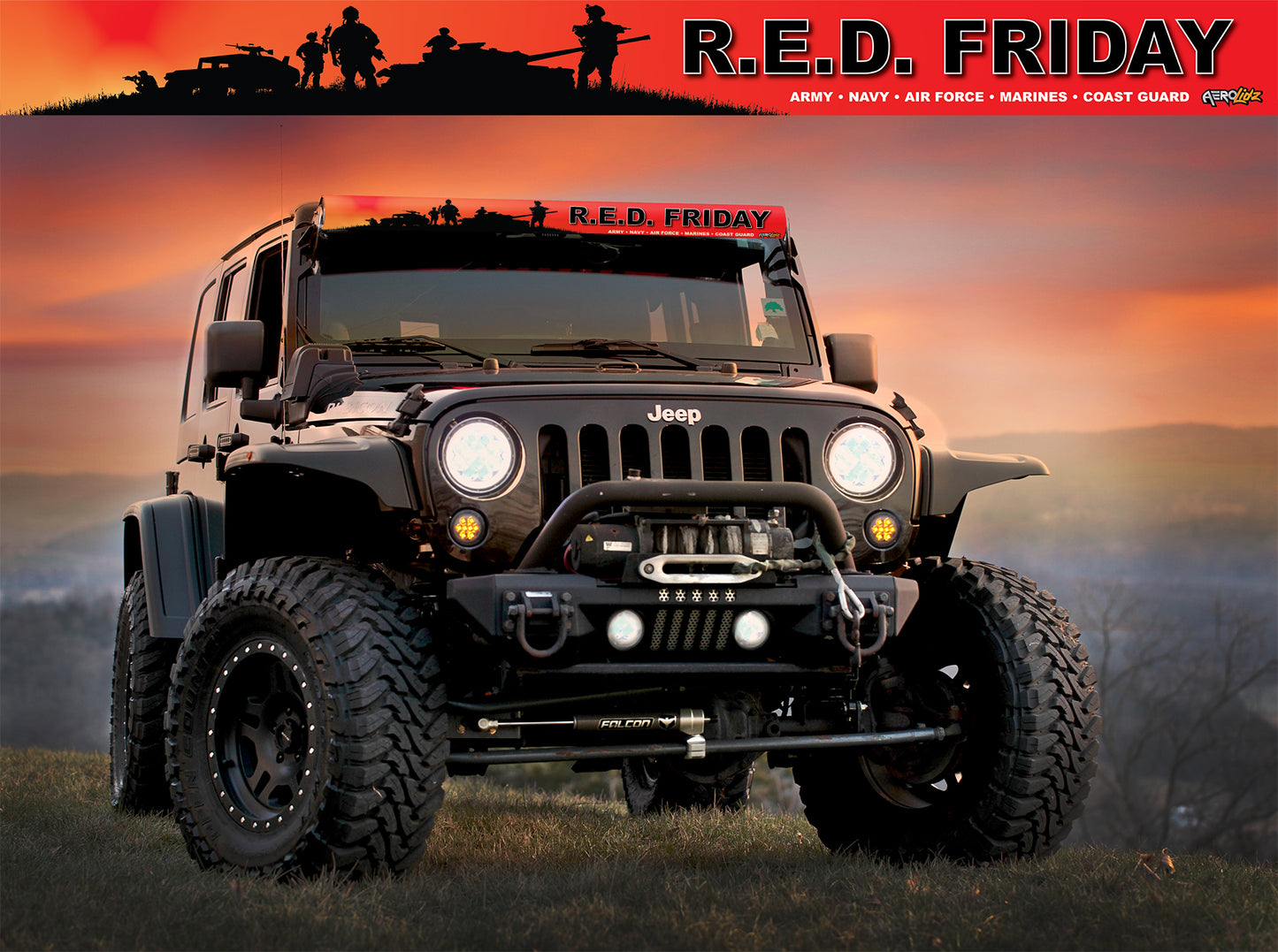 R.E.D FRIDAY Light Bar Insert