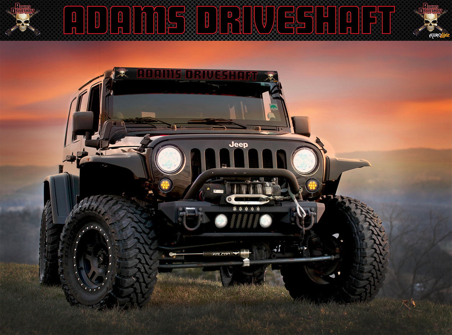 Adams Driveshaft & Offroad Light Bar Insert