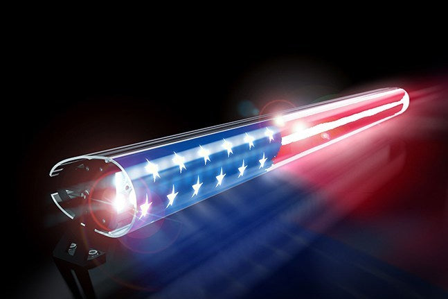 Red White And Blue American Flag Insert