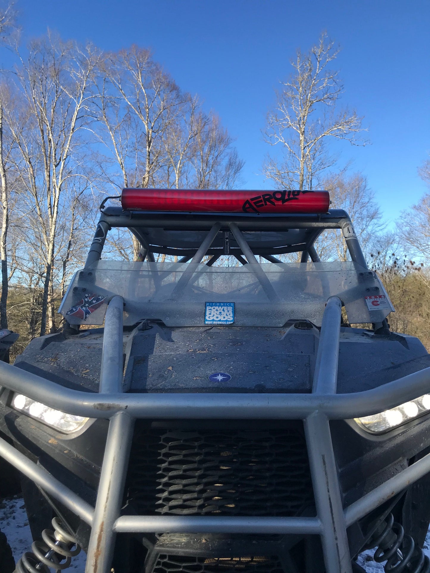 30” 32” Dual Straight High Grade UV Poly-carbonate Light Bar Silencer