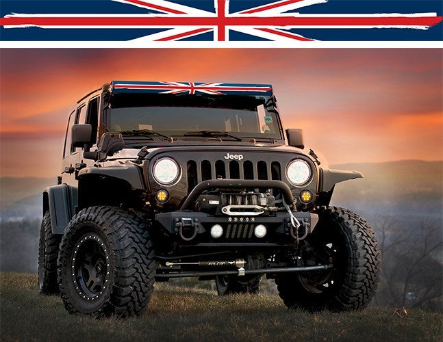 British Flag Light Bar Insert