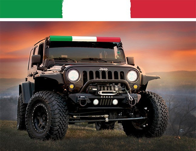 Italian Flag Light Bar Insert