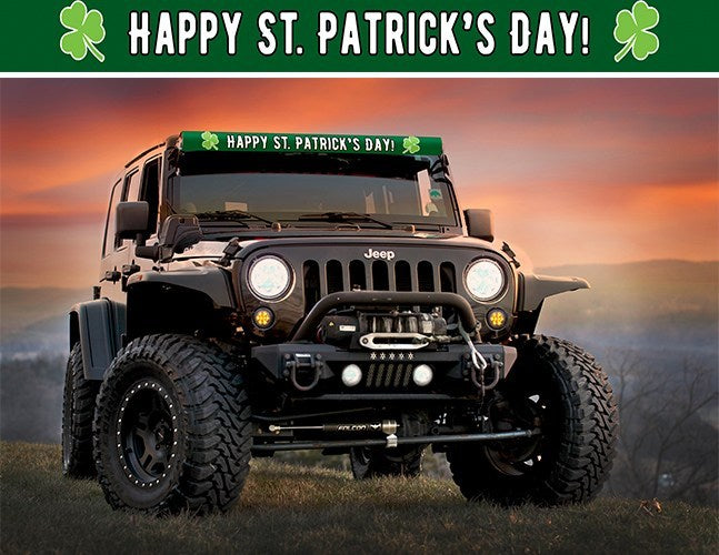 St Patricks Day Inserts Light Bar Insert