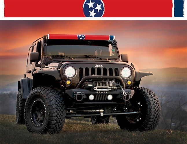 Tennessee Flag Light Bar Insert