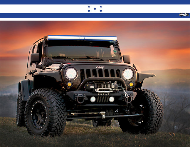 Honduras Flag Light Bar Insert