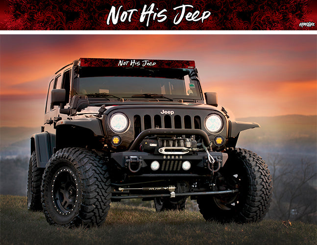 Not His Jeep Light Bar Insert