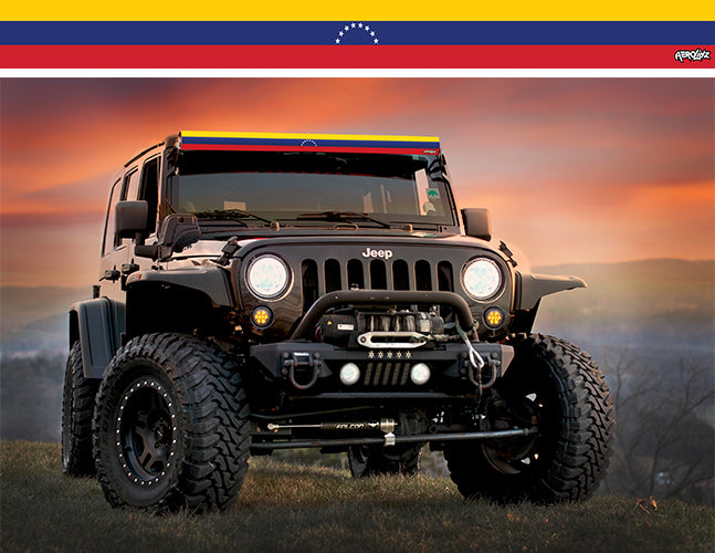 Venezuela Flag Light Bar Insert