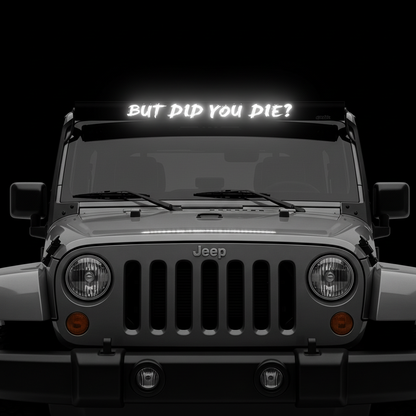 Graphic InsertZ | But Did You Die?
