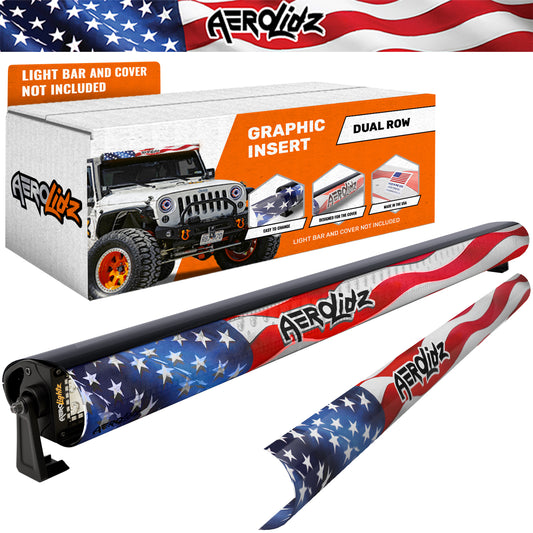 Aerolidz US Flag Light Bar Insert