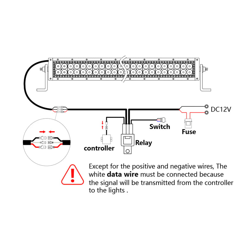 Universal Led Bar Control Module Light Bar Control Module | LED Control Module w/ Remote | Aerolidz