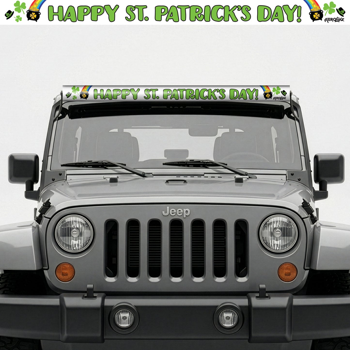 Happy St Pats Rainbow pot of Gold