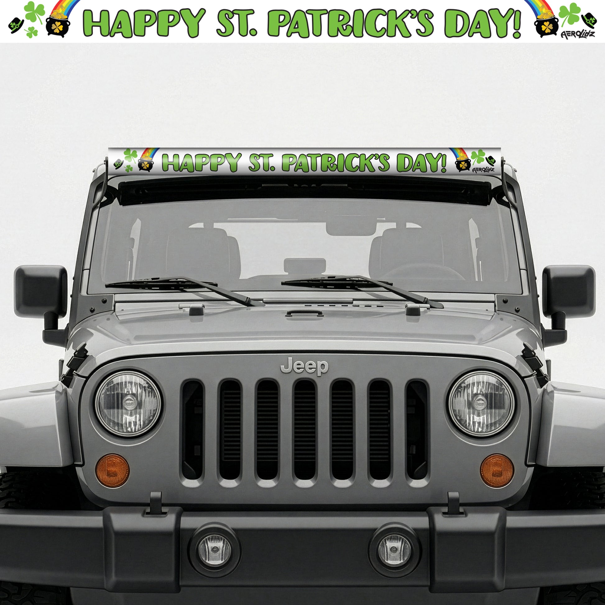 Happy St Pats Rainbow pot of Gold