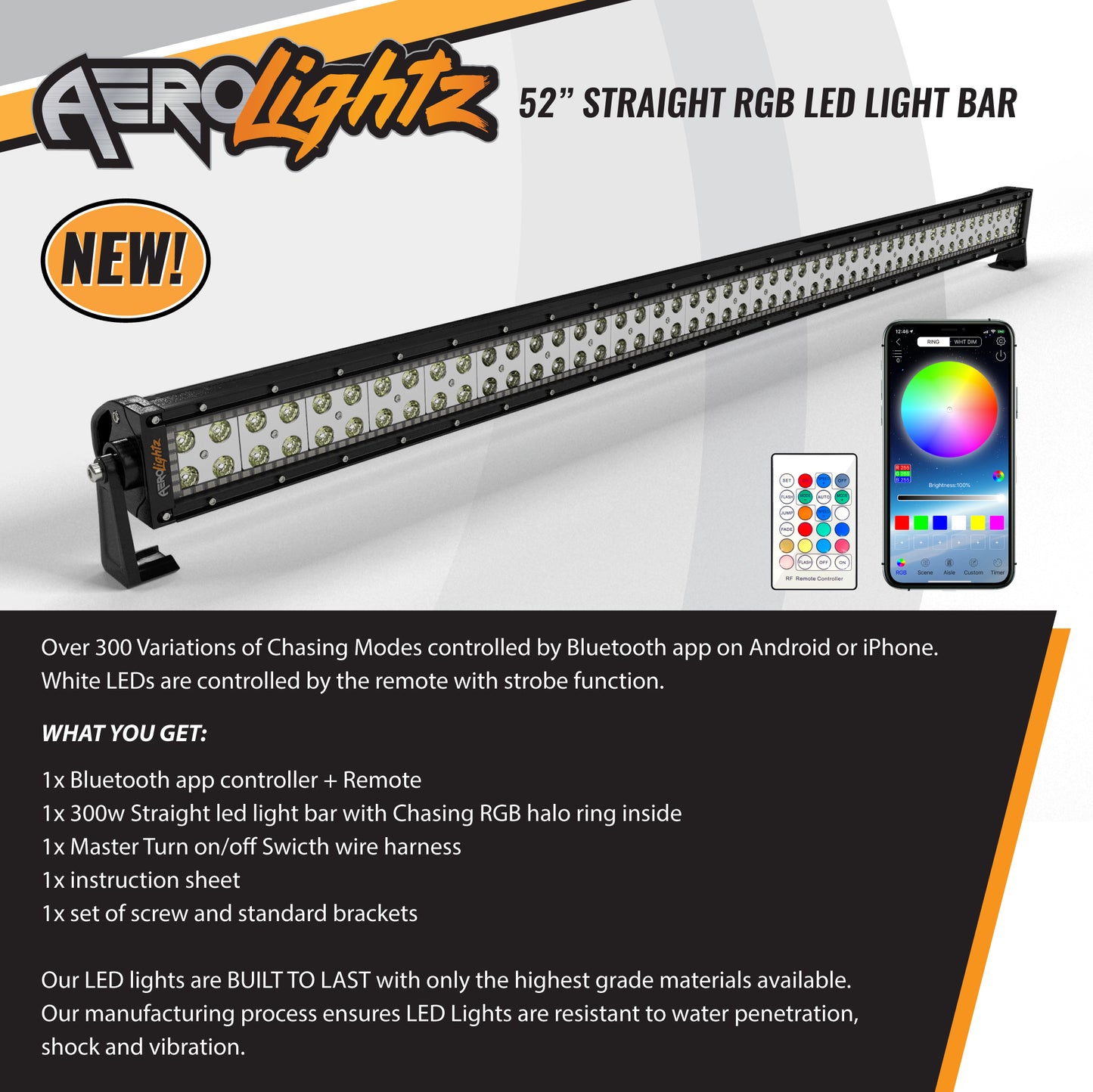 52 Inch Light Bar