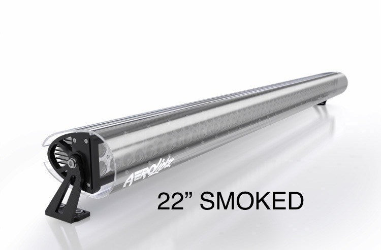 Aerolidz Light Bar Cover - 20” 22” - Smoked - Dual Row