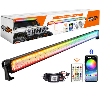 Dual Row 52 Inch RGB Chasing LED LIGHT BAR