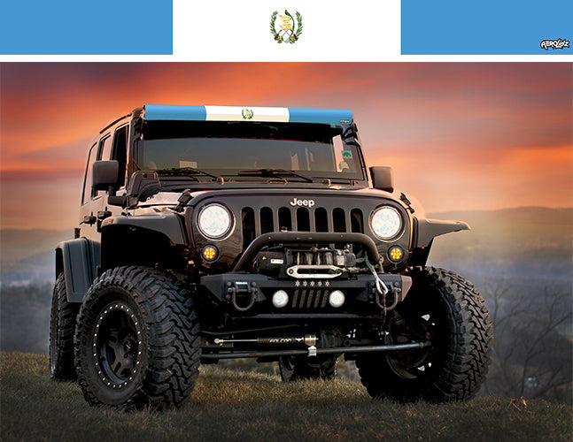 Guatemala Flag Light Bar Insert